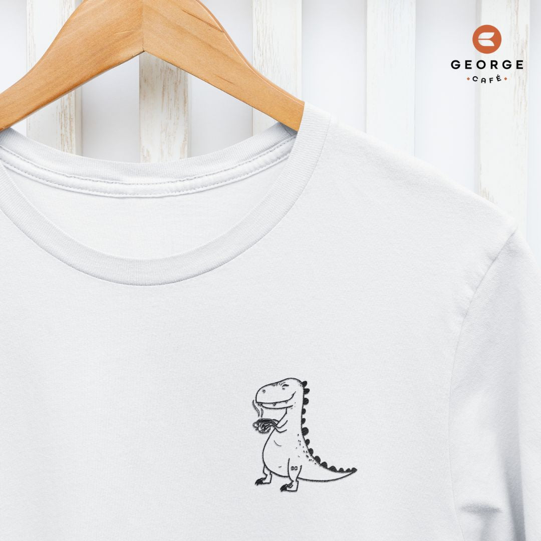 Camiseta Unissex "Dino do cafezin"